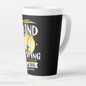 Tasse Latte Surfer La Voile Et Le Vent (Angle droit)