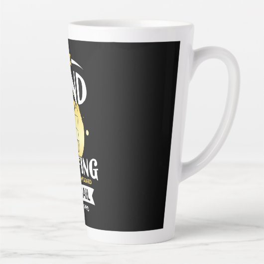Tasse Latte Surfer La Voile Et Le Vent (Droite)