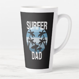 Tasse Latte Surfer papa