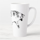 Tasse Latte Surprise joueuse en encre fine (Droite)