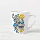 Tasse Latte Surreal Faces Bold & Artistic Latte Cup (Droite)