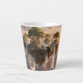 Tasse Latte Surreal Floating Islands With Waterfalls (Devant)