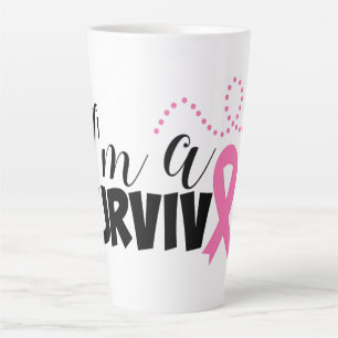 Tasse Latte Survivant du cancer du sein