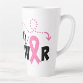 Tasse Latte Survivant du cancer du sein (Droite)