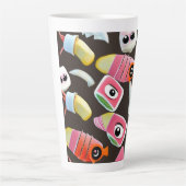 Tasse Latte Sushi drôle (Devant)