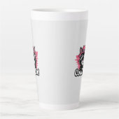 Tasse Latte Swagger de chat cool (Devant)