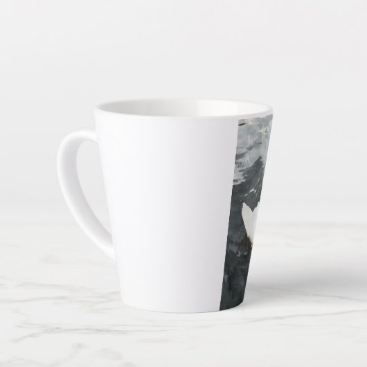 Tasse Latte Swan impressionniste (Angle gauche)