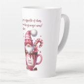 Tasse Latte Sweet Cocoa Santa Gnome (Angle droit)