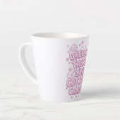 Tasse Latte Sweet Pink Aesthetic Puffy Font (Angle gauche)