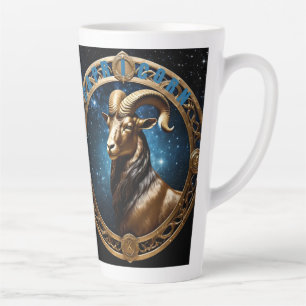 Tasse Latte Symbole astrologique de Capricorne