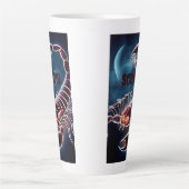Tasse Latte Symbole astrologique Scorpio (Devant)