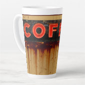 Tasse Latte SYMBOLE DE CAFÉ NOYON Rustique (Angle gauche)