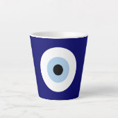 Tasse Latte Symbole de protection et de bonne chance (Devant)