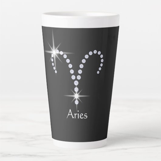 Tasse Latte Symbole des baies de diamants (Devant)