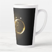 Tasse Latte Symbole d'infini doré (Droite)