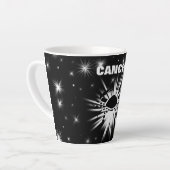 Tasse Latte Symbole du cancer (Angle gauche)