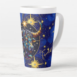 Tasse Latte SYMBOLE Horoscope Taurus Zodiaque Astrologie