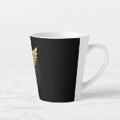 Tasse Latte Symbole Polygonal Or Caduceus (Droite)