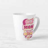 Tasse Latte SYMBOLE REtro Diner Super Maman (Angle droit)