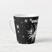 Tasse Latte Symbole Virgo (Angle gauche)