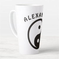 Symbole Yin Yang - tatouage solide