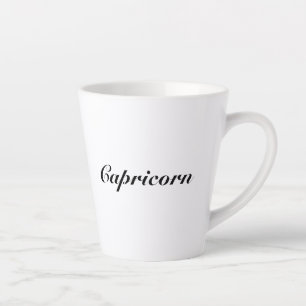 Tasse Latte SYMBOLE Zodiaque Capricorne Astrologie classique é