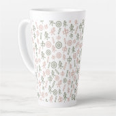 Tasse Latte Symboles du Mahjong (Angle gauche)