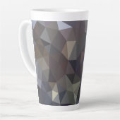 Tasse Latte Symétrie fluide : exploration des concepts abstrai (Angle gauche)