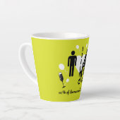 Tasse Latte Sympathie de survivante du divorce drôle (Angle gauche)