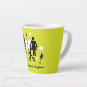 Tasse Latte Sympathie de survivante du divorce drôle (Angle droit)