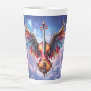 Tasse Latte Symphonie des Cieux au Clair de Lune