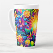 Tasse Latte Symphonie Neon Summer (Angle gauche)