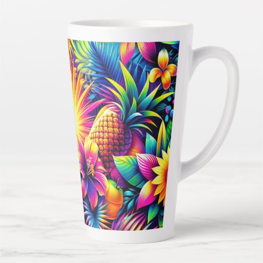 Tasse Latte Symphonie Neon Summer (Droite)