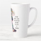 Tasse Latte Syncopat de femmes inspiré (Droite)
