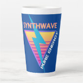 Tasse Latte Synthwave (Devant)