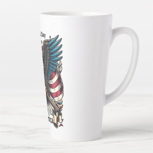 Tasse Latte T-Shirt (Droite)