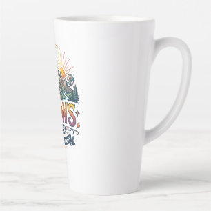 Tasse Latte T-Shirt Cherchez de Nouvelles Vues – Aventure Insp