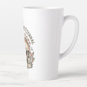 Tasse Latte T-shirt femme ADOM "Les Fatalités Sont Éternelles"