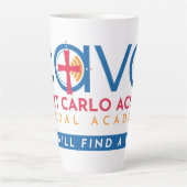 Tasse Latte T-shirt Logo CAVA (Devant)