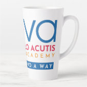 Tasse Latte T-shirt Logo CAVA (Droite)