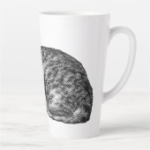 Tasse Latte Tabby avec pattes coupées (Droite)