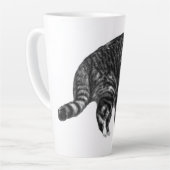Tasse Latte Tabby Glow par Winter Window (Angle gauche)