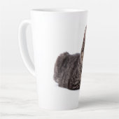 Tasse Latte Tabby Gris (Angle gauche)