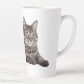 Tasse Latte Tabby Gris (Droite)
