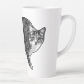 Tasse Latte Tabby Under Snowlight Glow (Droite)