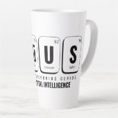 Tasse Latte Tableau périodique GENiUS - Conception scientifiqu (Angle droit)