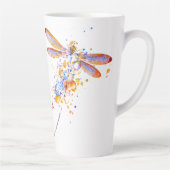 Tasse Latte Tache de libellule (Droite)
