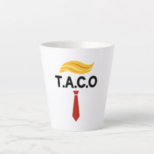 Tasse Latte Taco Trump chasse toujours les poulets