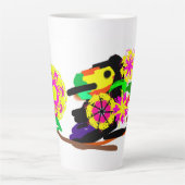 Tasse Latte Tacon été cool (Devant)