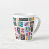 Tasse Latte Tampon post-timbre en retard (Angle droit)